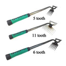2-in-1 Garden Rake and Weed Puller