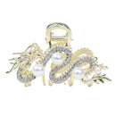 Blue Dragon Hairpin With Pearl Hair Claw