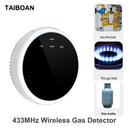 TAIBOAN 433MHz Home Burglar Alarm Host Accessories Wireless Link Smoke Sensor Door Magnetic Water Leak Detector Doorbell RFID