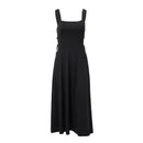 Women's Sleeveless Square Neck Back Lace Dress