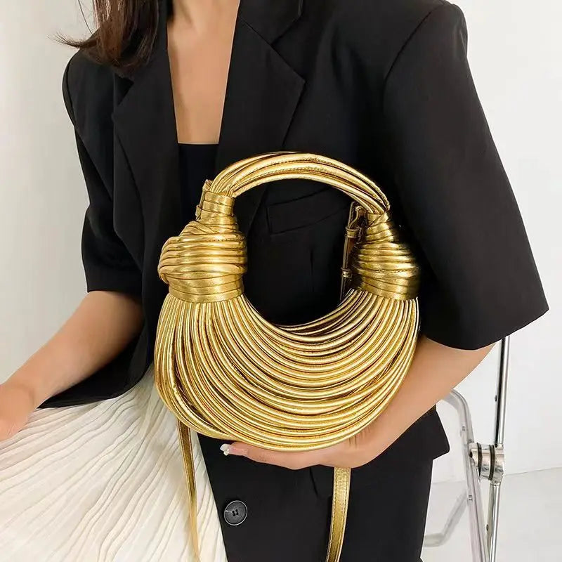 New Gold Luxury Designer Brand Bags