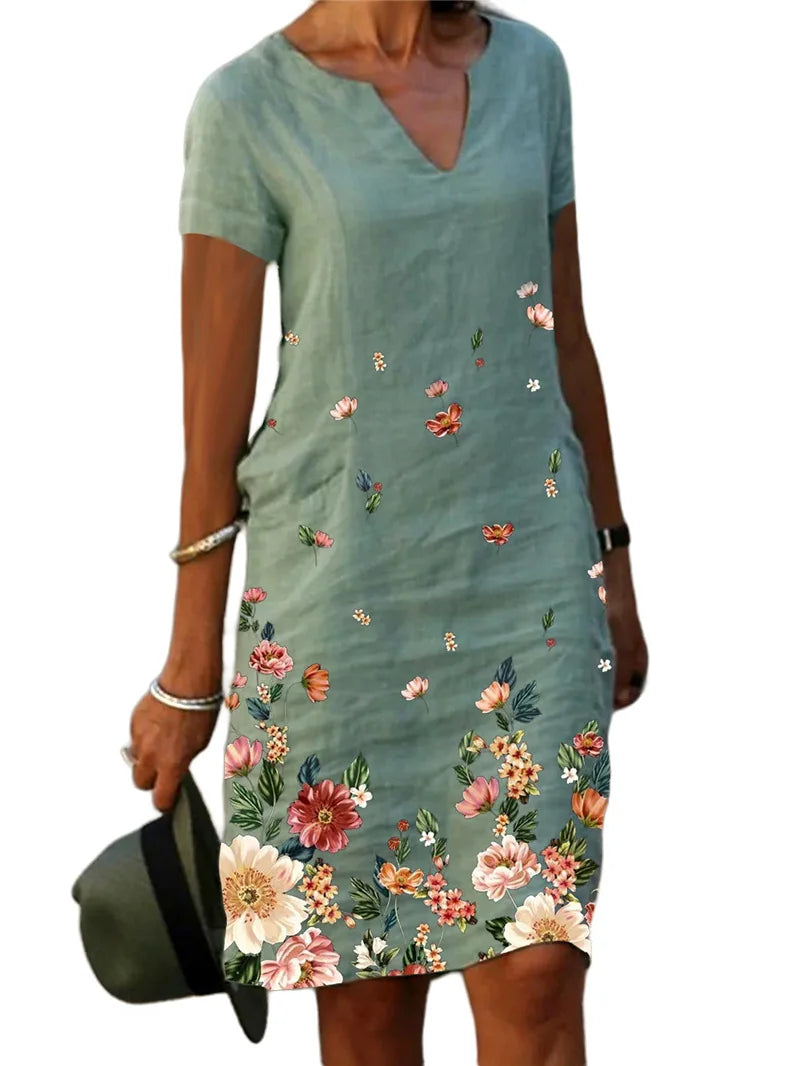 Women's Oversized Printed Dress