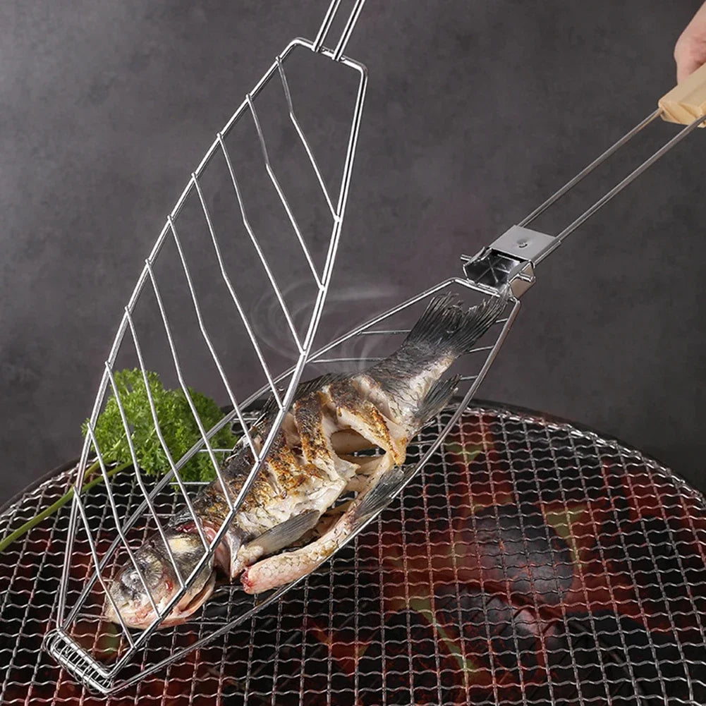 Fish Grill Basket BBQ Steak