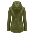 Women's Warm Hooded Parkas, Thick Plush Coats, Female Mid-Long Cotton Jacket, Winter Outwear, Big Size, S-5XL