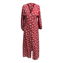 Women's Long Sleeve Floral Maxi Dress