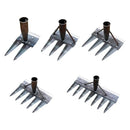 Heavy-Duty Steel Garden Hand Weeding Rake