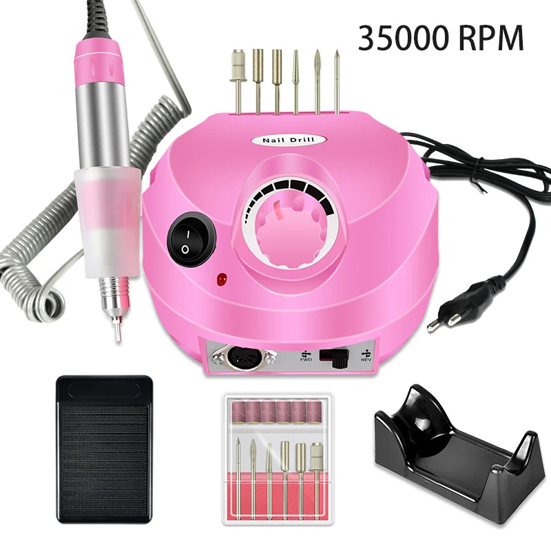 35000RPM Electric Nail Drill Professional Manicure Machine