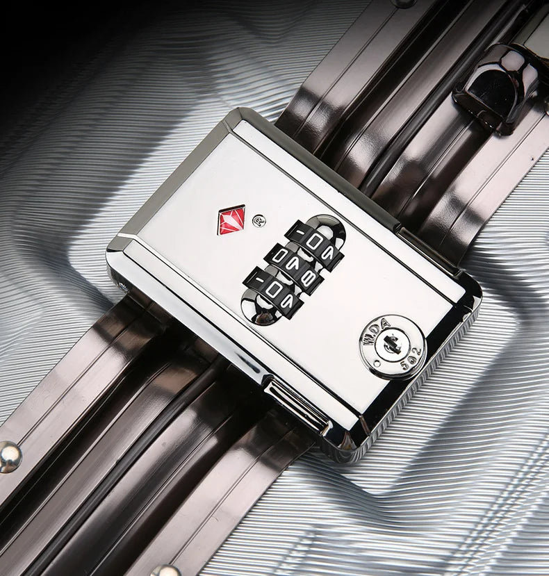 Combination Lock Carry on Luggage