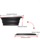 Portable Foldable Silicone Ice Basin With Built-in Ice Tray