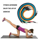 11pcs/Set Pull Rope Resistance Bands