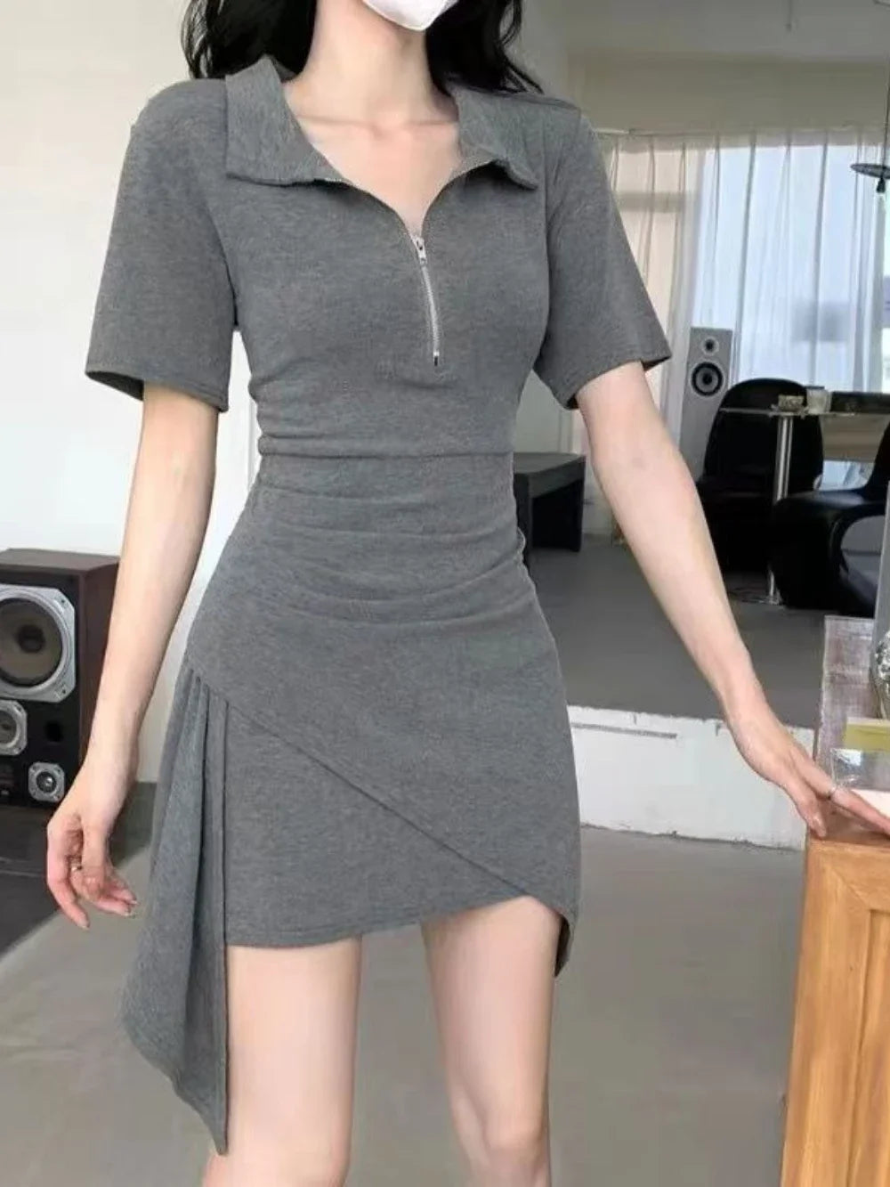 Gray Dress / M