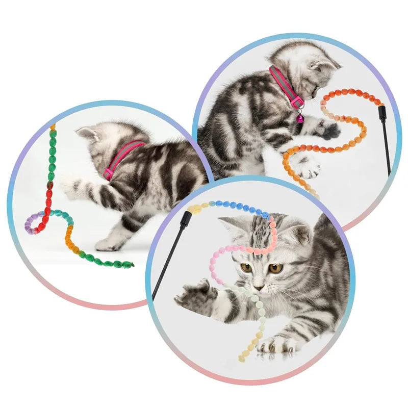 Interactive Teasing Stick Cat Toys