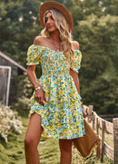 Women's Flower Print Dress