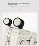 Aluminum Suitcase Front Opening Rolling Luggage