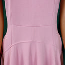 Women's Pleated Short Sleeves length Gown