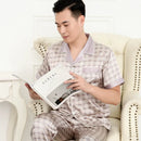 New Men Long Sleeve Short Sleeve Sleepwear
