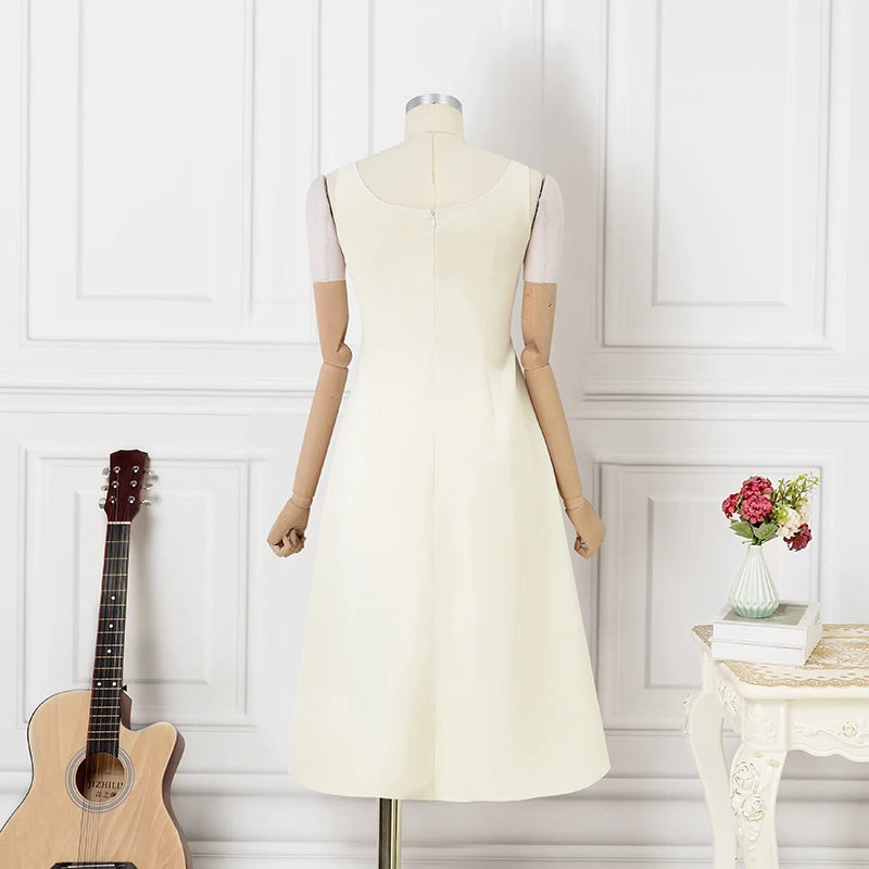 Women Vintage Sleeveless Tank Dress