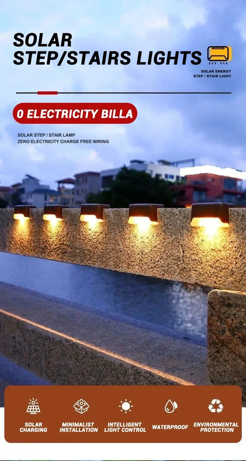 Outdoor Solar LED Deck Lights