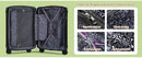 5pcs Black Luggage Set