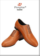 Piergitar 2023 Black And Brown Genuine Leather Men Loafers For Party Handmade Lace-up Men's Formal Shoes Classic Dress Shoe