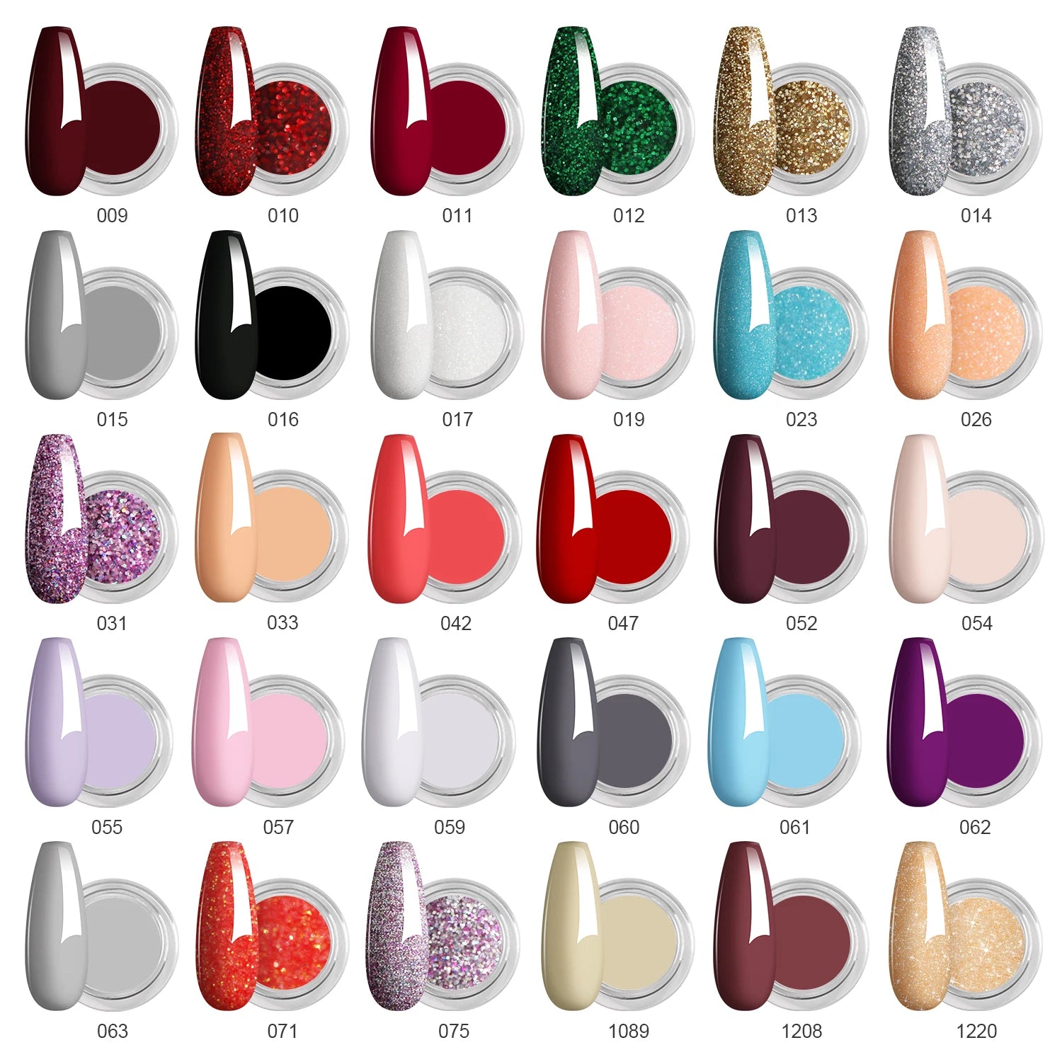 30 Colors Shades Dipping Powder Set