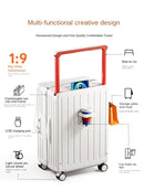Wide Trolley Carry-on Suitcase