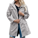Imcute Women Lightweight Waterproof Rain Jackets Active Outdoor Hooded Windbreaker Raincoat