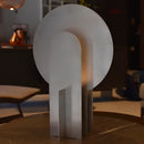 Mid century Aluminum table lamp