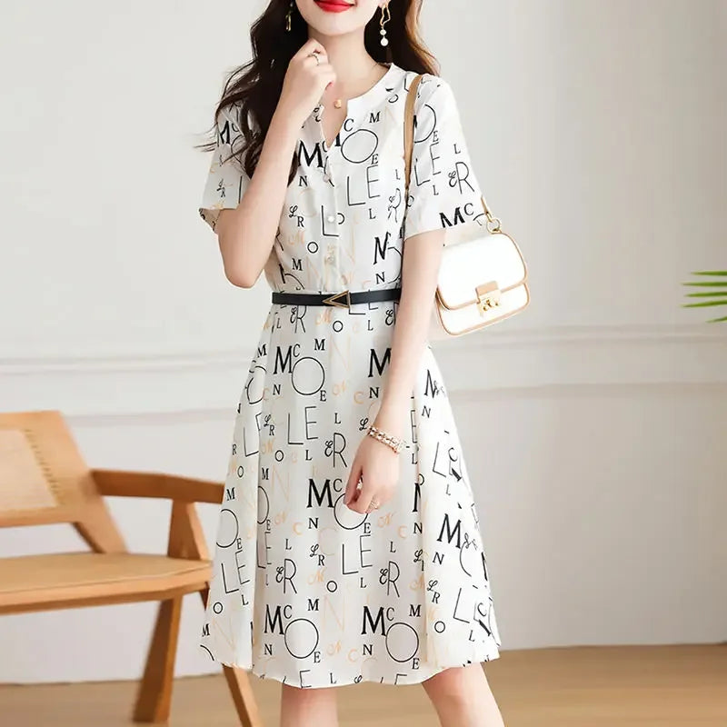 Letter Dress / XXXL