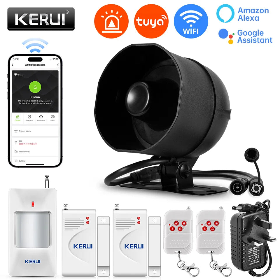 Siren Alarm KIT 3 / US Plug