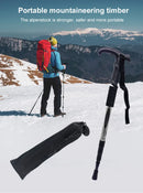 Outdoor Folding Portable Walking Hiking Telescopic Stick