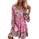 Women's Floral Print Mini Dress