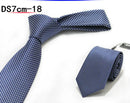 New 7CM Mens Ties Striped Necktie Formal Classic Business Neck Ties Jacquard Woven Necktie For Men Groom Wedding Party Neckwear