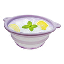 Portable Foldable Silicone Ice Basin With Built-in Ice Tray