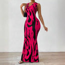 Women Long Sleeveless Midi Dress