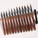 12 Style Nail Art Brushes Set
