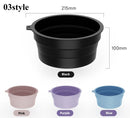 Portable Foldable Silicone Ice Basin With Built-in Ice Tray