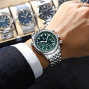 Men Waterproof Luminous Date Chronograph Watch