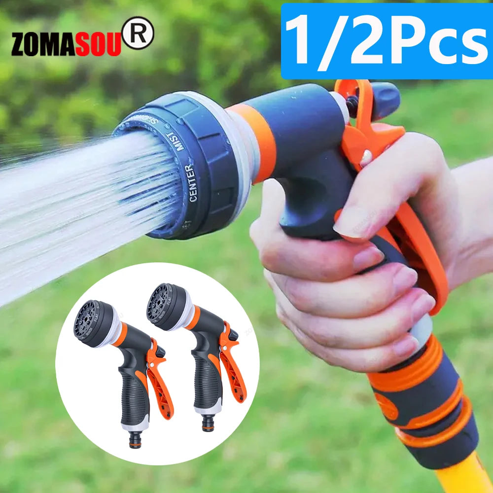 1/2Pcs Garden Hose Water Spray Gun