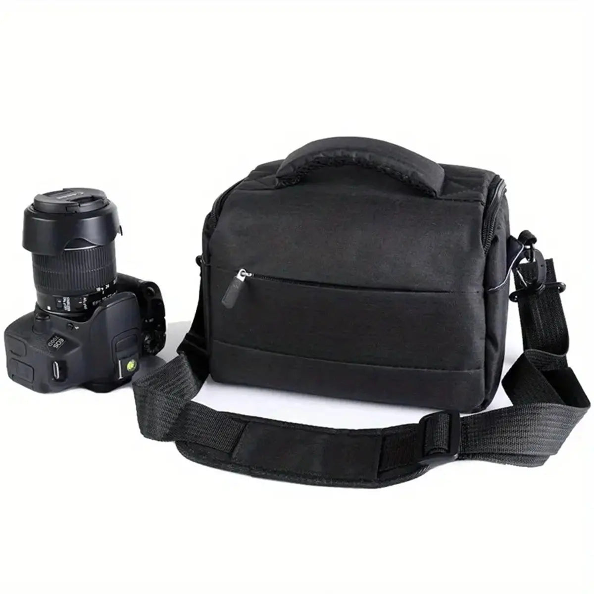 1PC Black Nylon DSLR Camera Bag