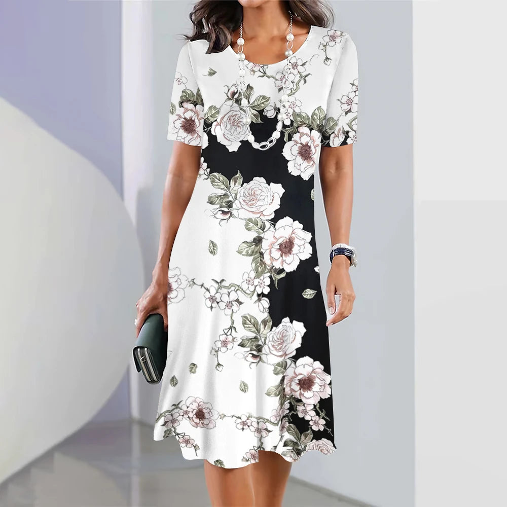 Women's Plus-Size Floral Dress