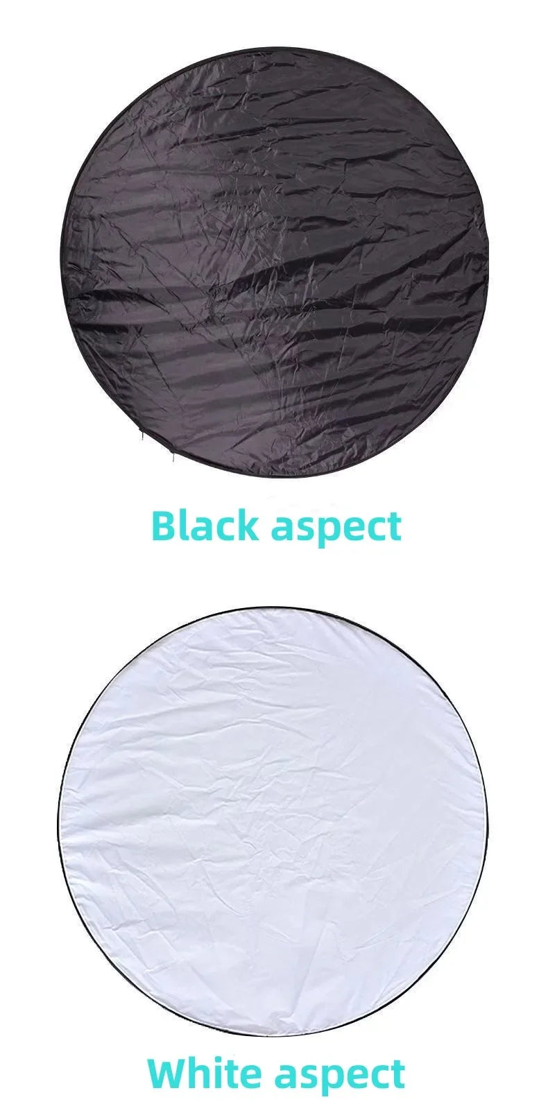 5 in 1 Round Reflectors Collapsible Photography Fill Light Batter Diffuser