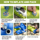 Outdoor camping super thick 4-inch inflatable sleeping mat