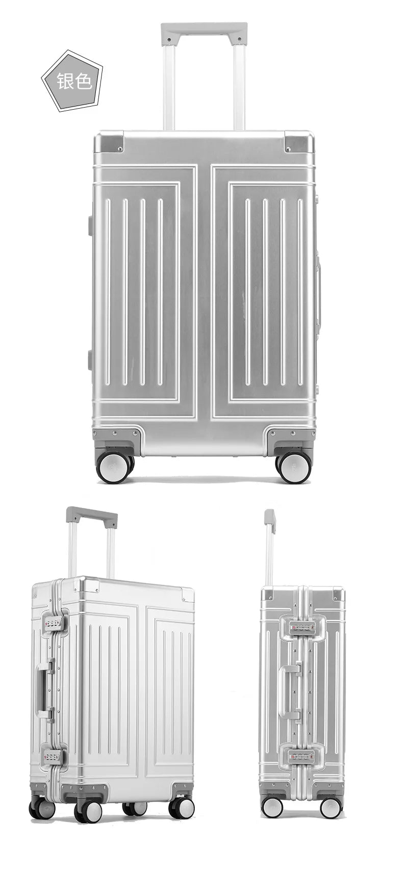 100% Aluminum Suitcase