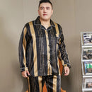 Man Casual Loose Luxury Print Sleepwear