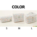1pcs Quilted Cotton Makeup Bag