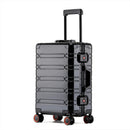 All-aluminum-magnesium alloy trolley suitcase