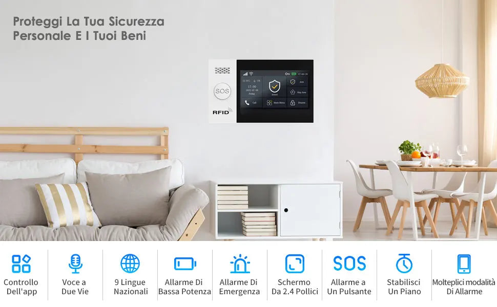 TUYA GSM Alarm System Security Protection Smart Home Alarm 4G WIFI Smart Life Control Door Sensor Burglar IP Camera Work Alexa