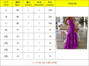 Bohemian Style Women's Clothing Long Dress New  Suspender Long Dress High Waist V-neck Printed Floral Dress Women's Clothing