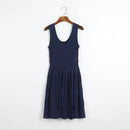 2025 Summer New in Pink Sleeveless Ribbed Knit Bodycon Mini Dress Versatile Work & Casual Outfit